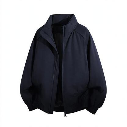 Padded men's winter jacket, warm, casual style