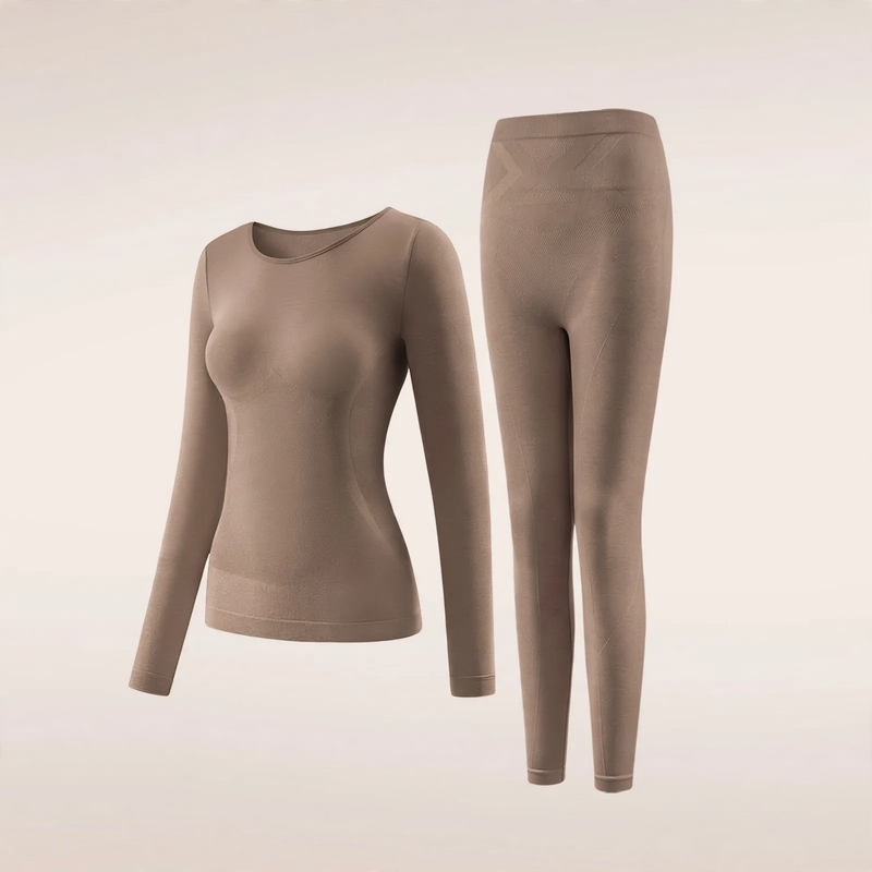 Thermal women's underwear set for body shaping