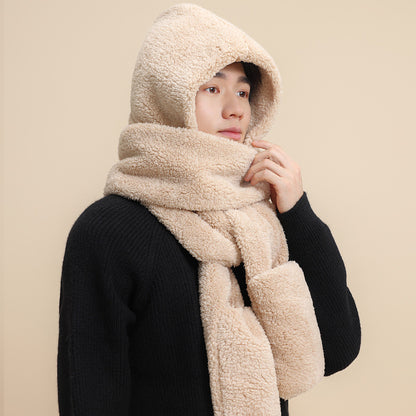 Winter Set for Men: Beanie, Scarf and Gloves
