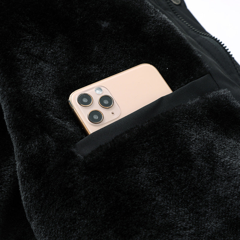 Padded men's winter jacket for everyday use