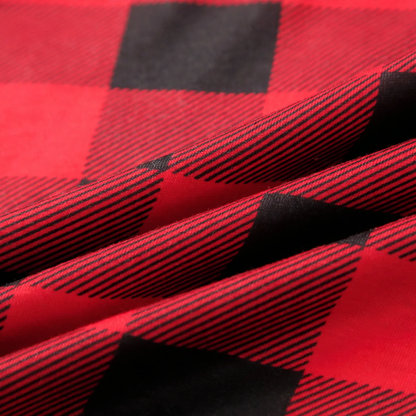 Christmas pajama set for the whole family, checkered