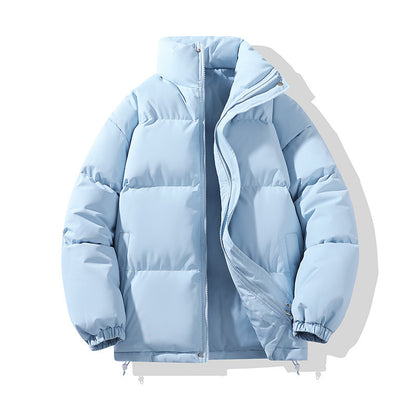 Men's padded jacket, solid color, relaxed, urban style