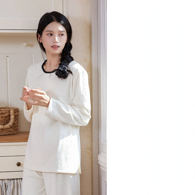 Women's pajamas, brushed on both sides, various cuts
