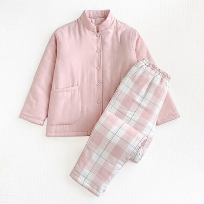 Padded cotton house suit, Japanese style