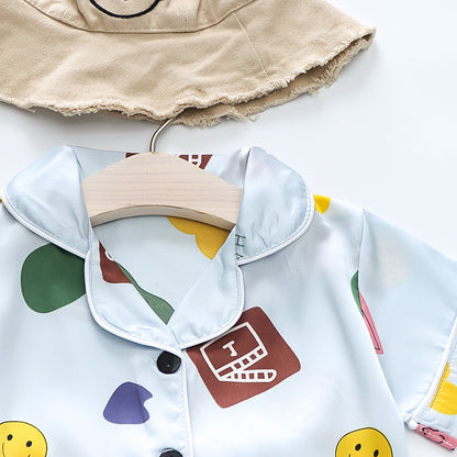 Kids' summer pajamas, short sleeves