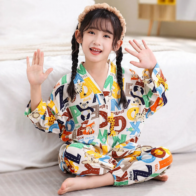 Lightweight children's pajamas for summer