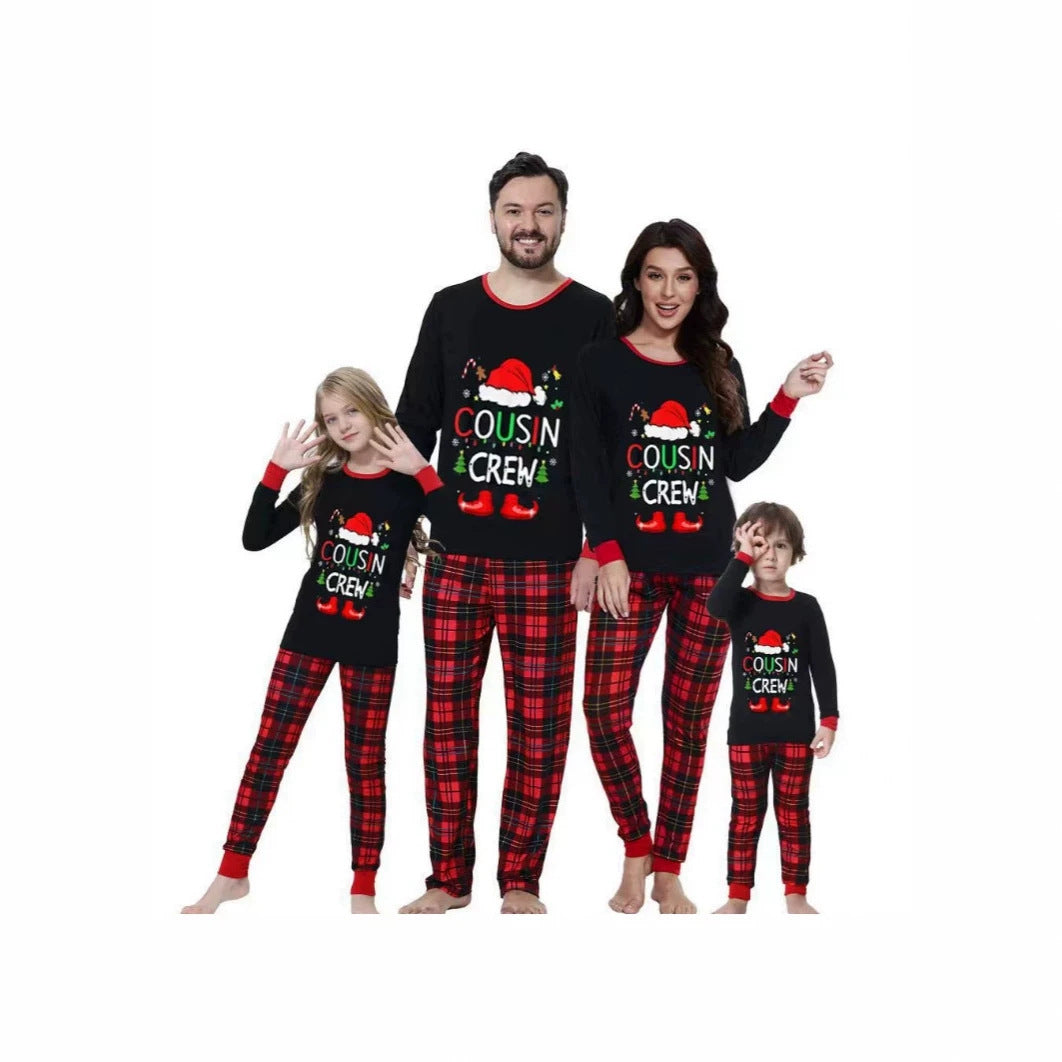 Family Pajama Set, checked, cotton