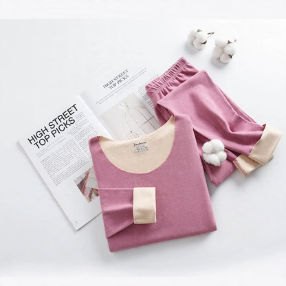 Seamless thermal underwear set for women and men