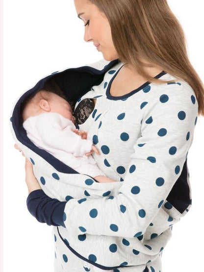 EVA-US | Maternity Chaps, Nurse Sweatshirts, Floral Print, Bags, Zipper, Nursing Clothing