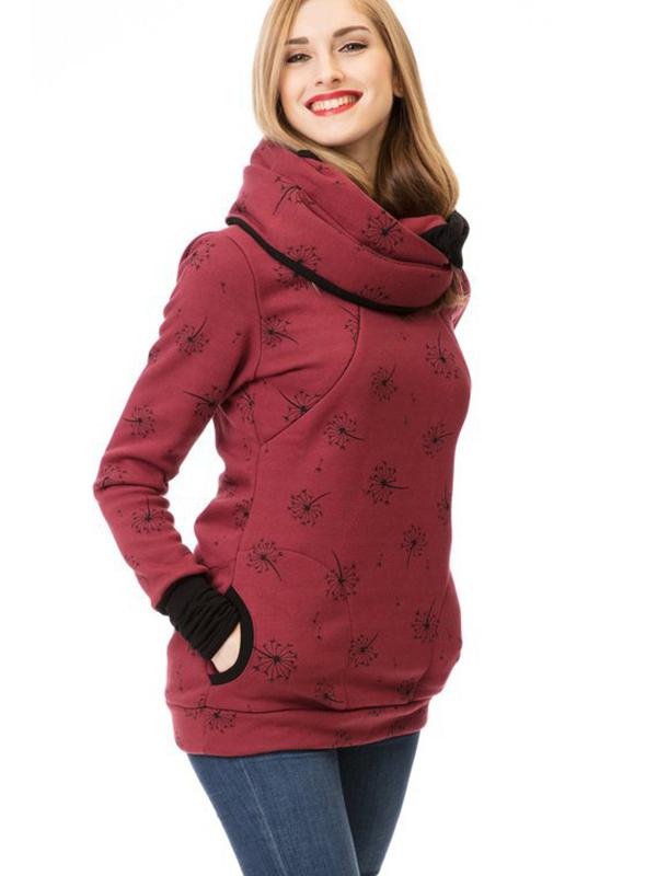 EVA-US | Maternity Chaps, Nurse Sweatshirts, Floral Print, Bags, Zipper, Nursing Clothing