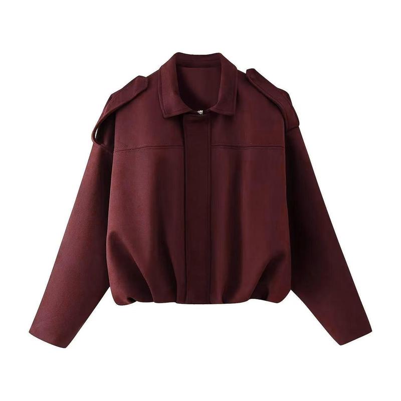 EVA-US | Suede Bomber Jacket