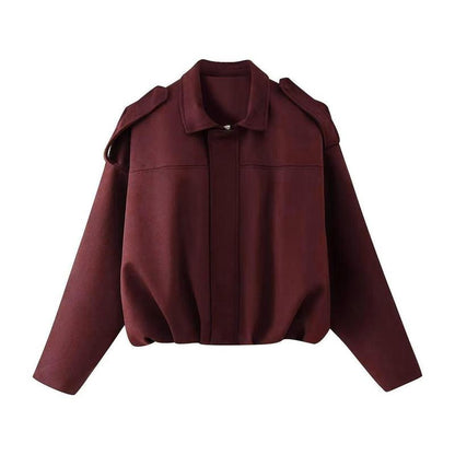 EVA-US | Suede Bomber Jacket