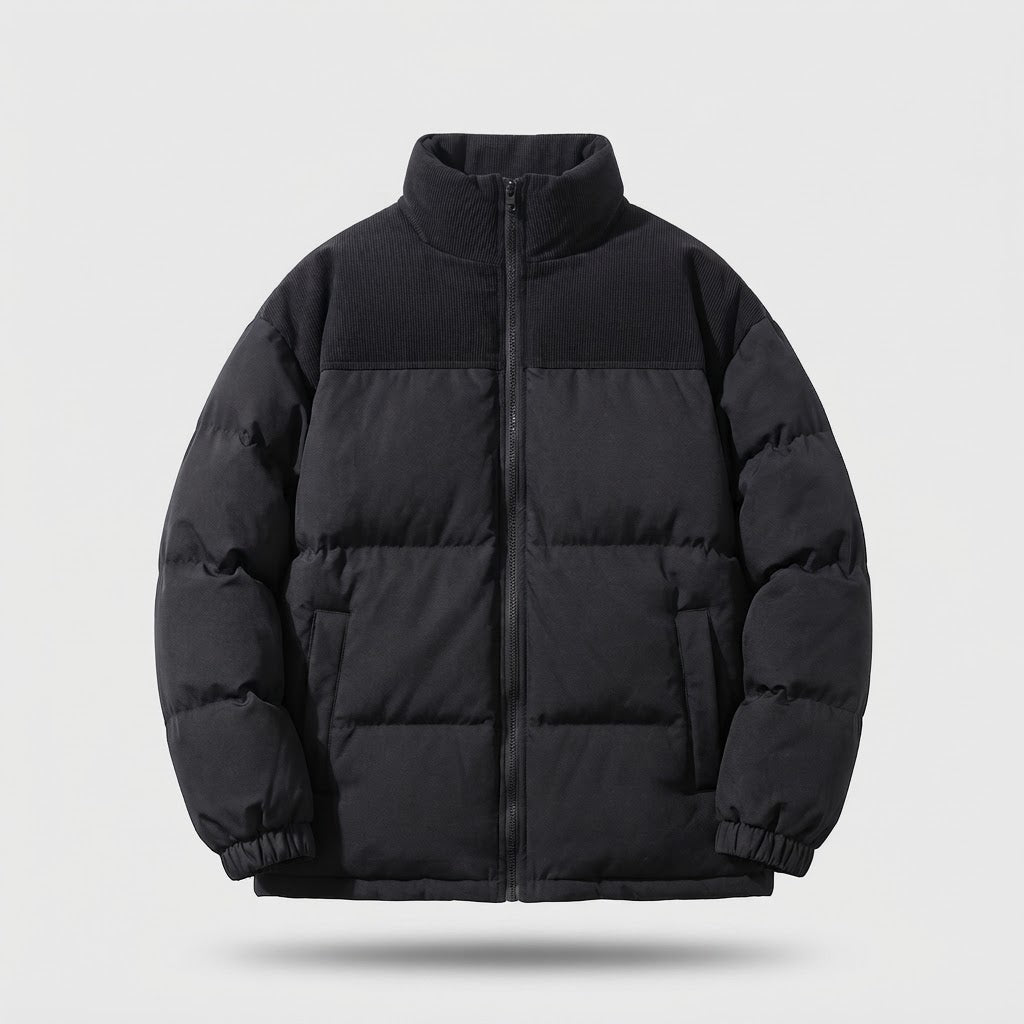 Women's Stylish Down Jacket with High Collar EVA-US
