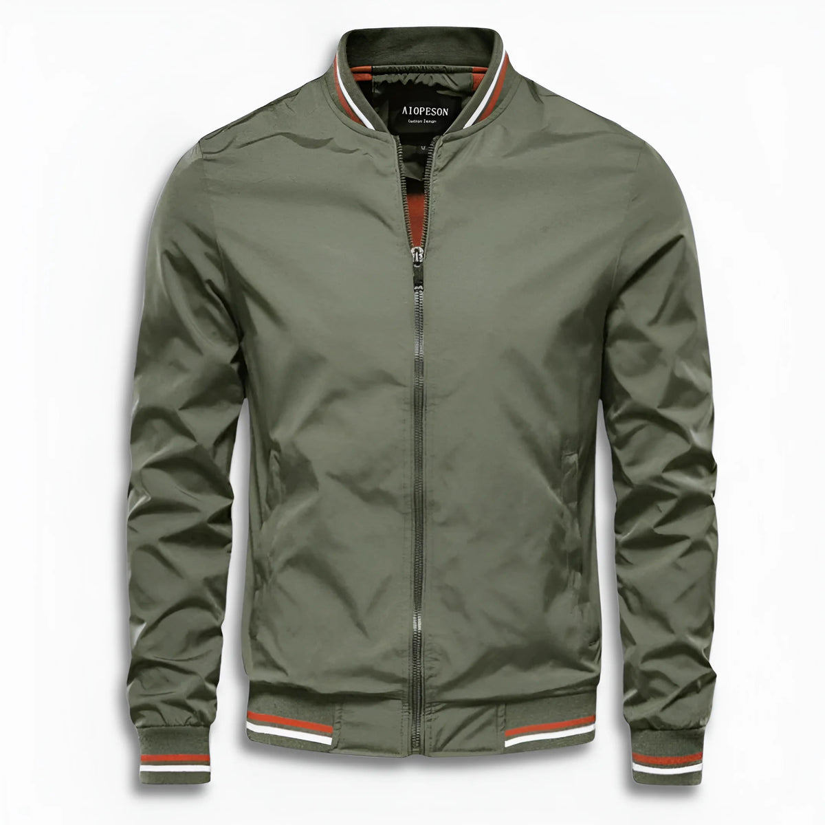 Men's Casual Transitional Jacket with Water-Repellent Surface & Stand Collar | EVA-US