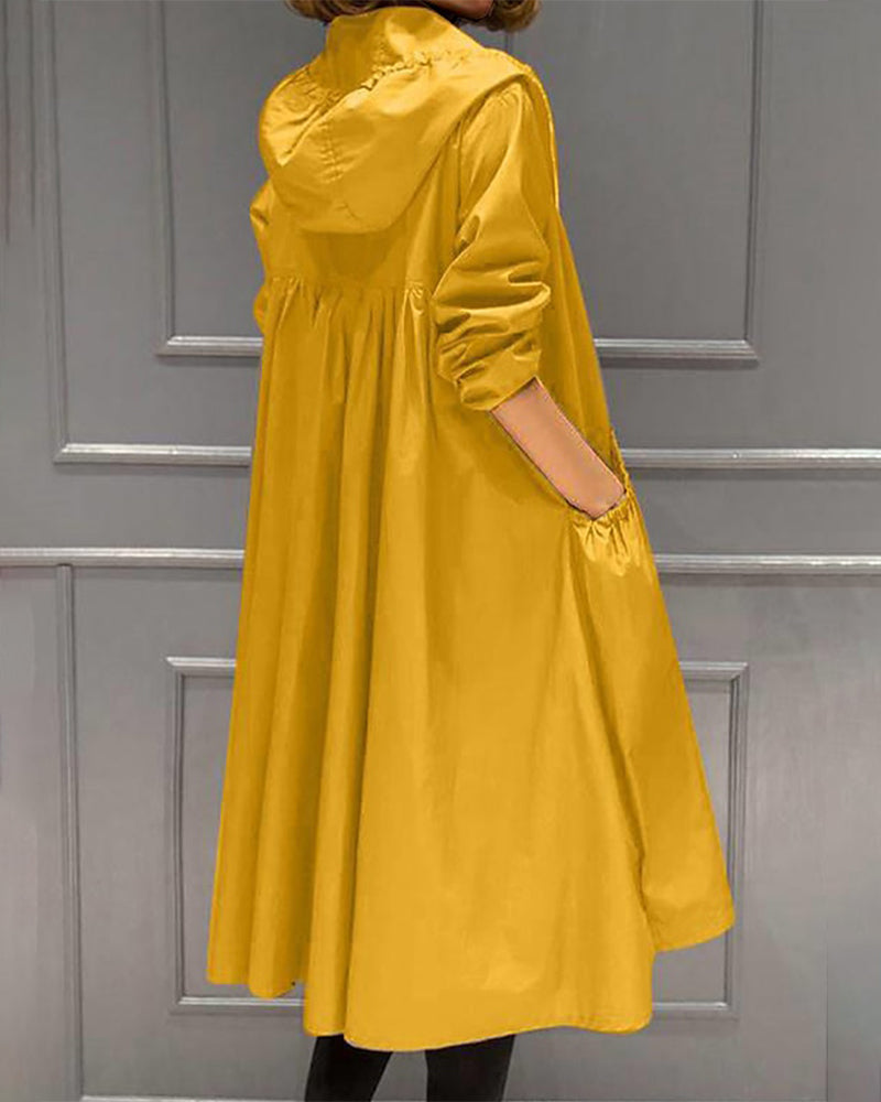 EVA-US | Waterproof Long Trench Coat With