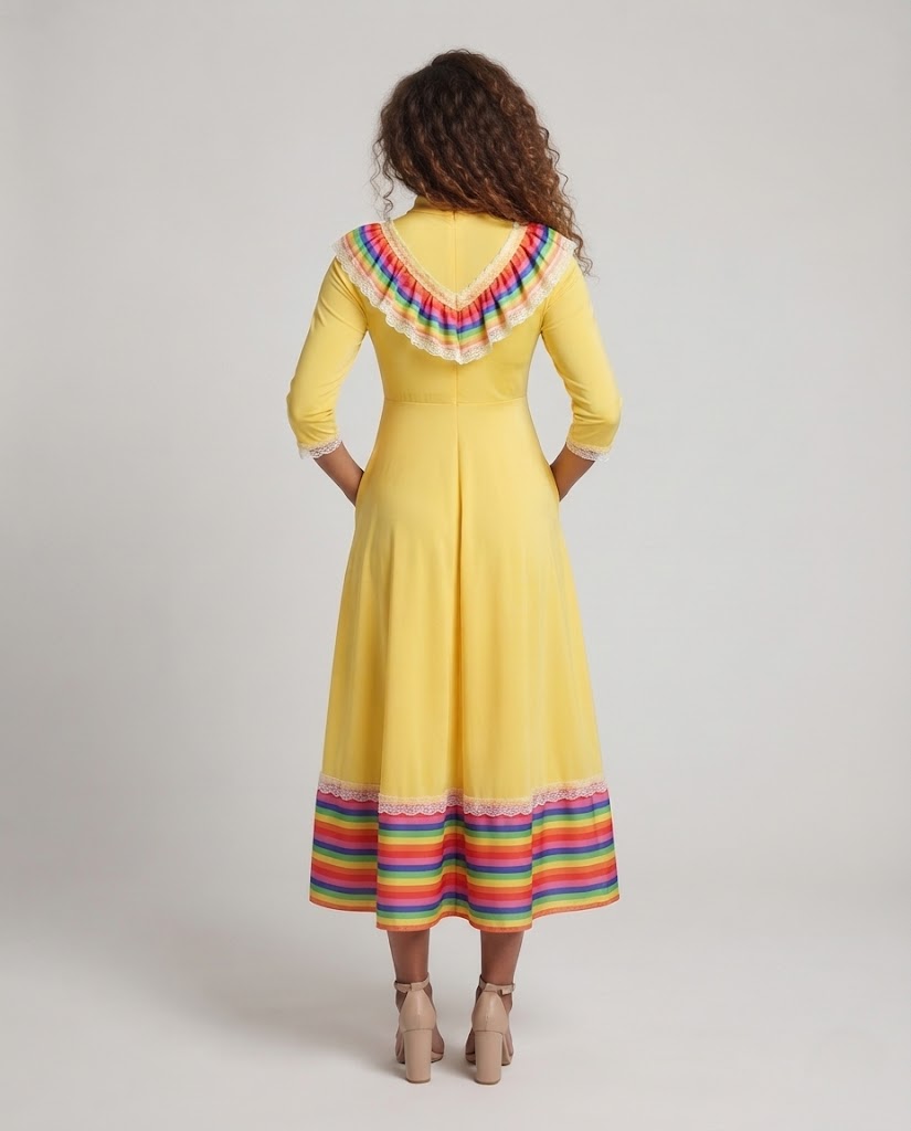 Women Elegant Maxi Dress with Ruffles EVA-US
