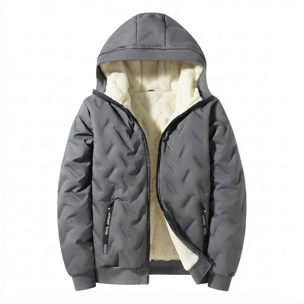Men's Warm Padded Jacket with Hood EVA-US