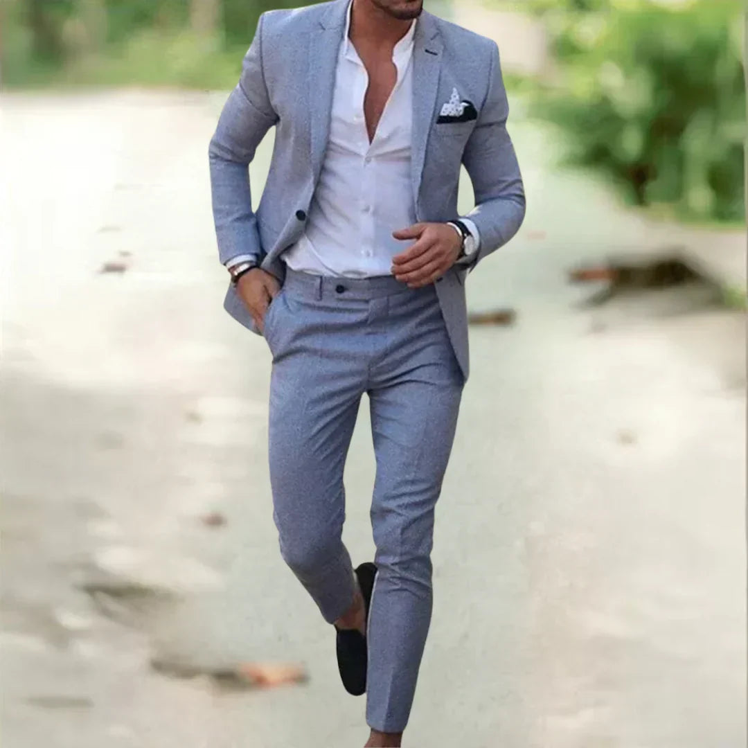 Men's Summer Suit 2-Piece – Blazer & Trousers