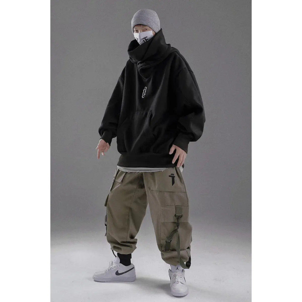 EVA-US | Ninja Hoodie with Double Neckline