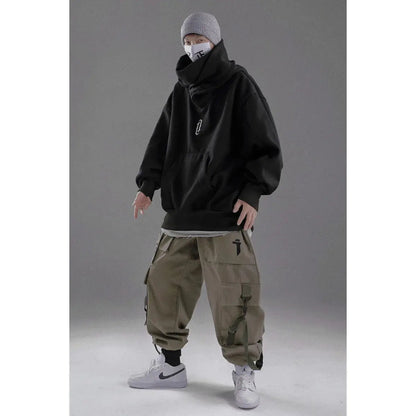 EVA-US | Ninja Hoodie with Double Neckline