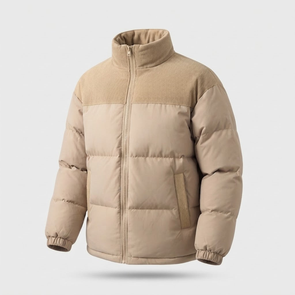 Women's Stylish Down Jacket with High Collar EVA-US