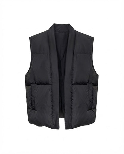 Women's nan packable lightweight quilted vest with ergonomic shoulder fit and concealed two-way zipper