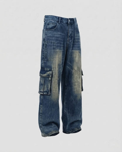 Ladies Wide-Cut Utility Jeans EVA-US