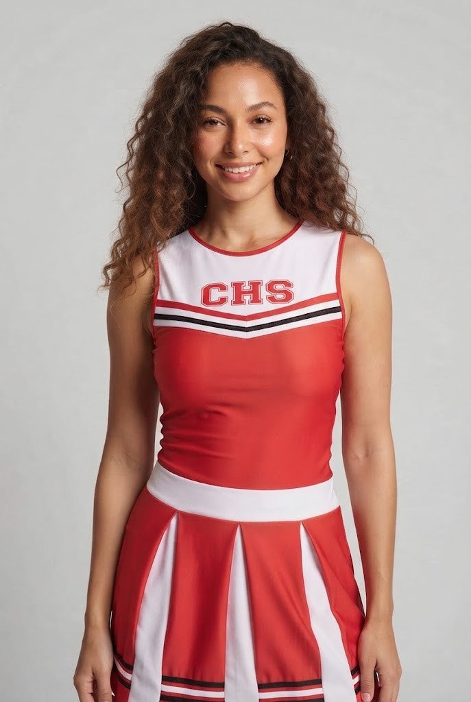 Women Cheerleader Costume with sporty accents EVA-US