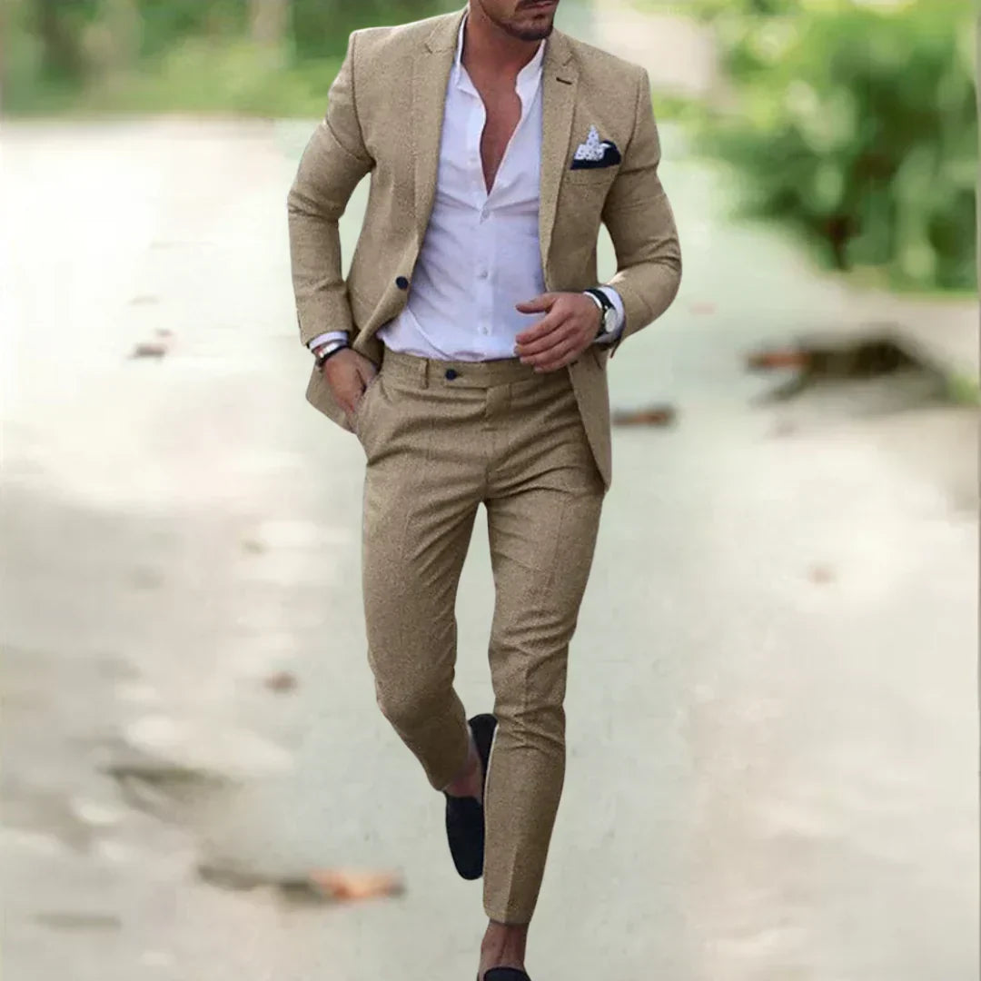 Men's Summer Suit 2-Piece – Blazer & Trousers