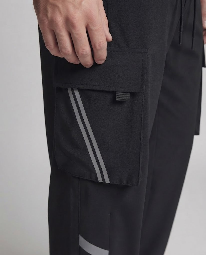 Men's Colorful Cargo Pants with Wide Cut EVA-US