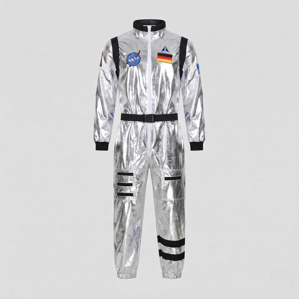 Men's futuristic space suit with reflective surface EVA-US
