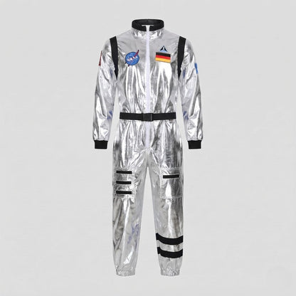 Men's futuristic space suit with reflective surface EVA-US