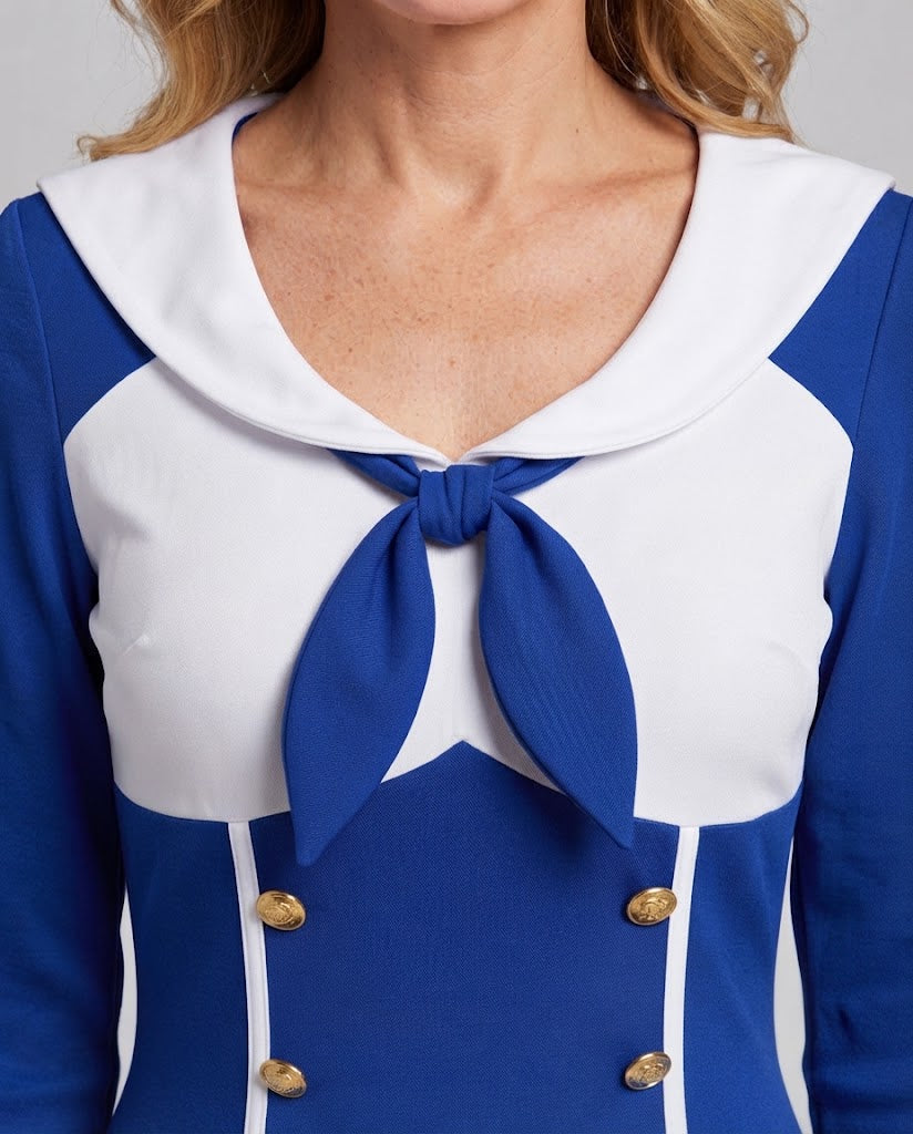 Women's maritime captain costume EVA-US