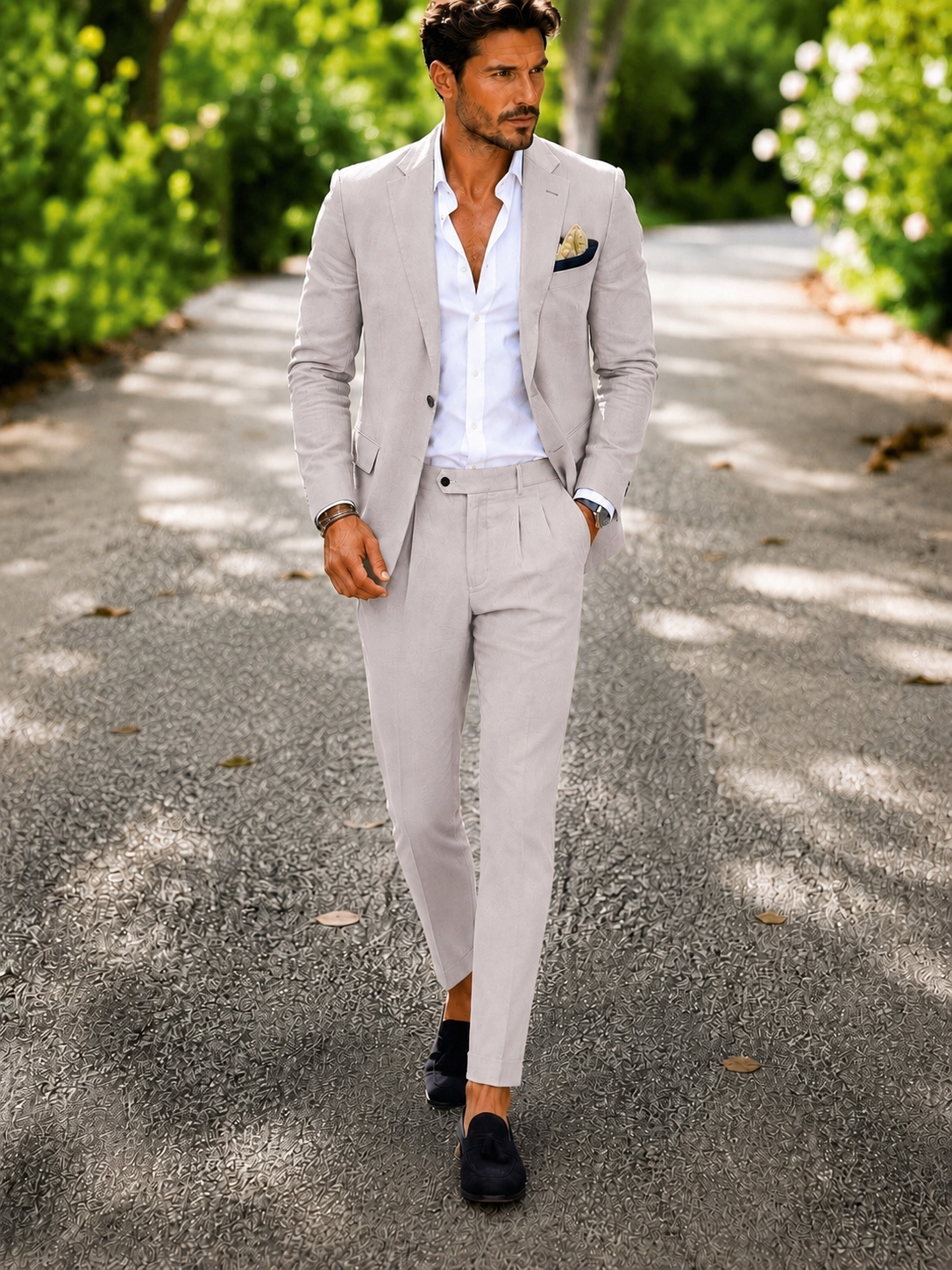 Men's Summer Suit 2-Piece – Blazer & Trousers