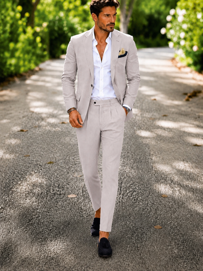 Men's Summer Suit 2-Piece – Blazer & Trousers