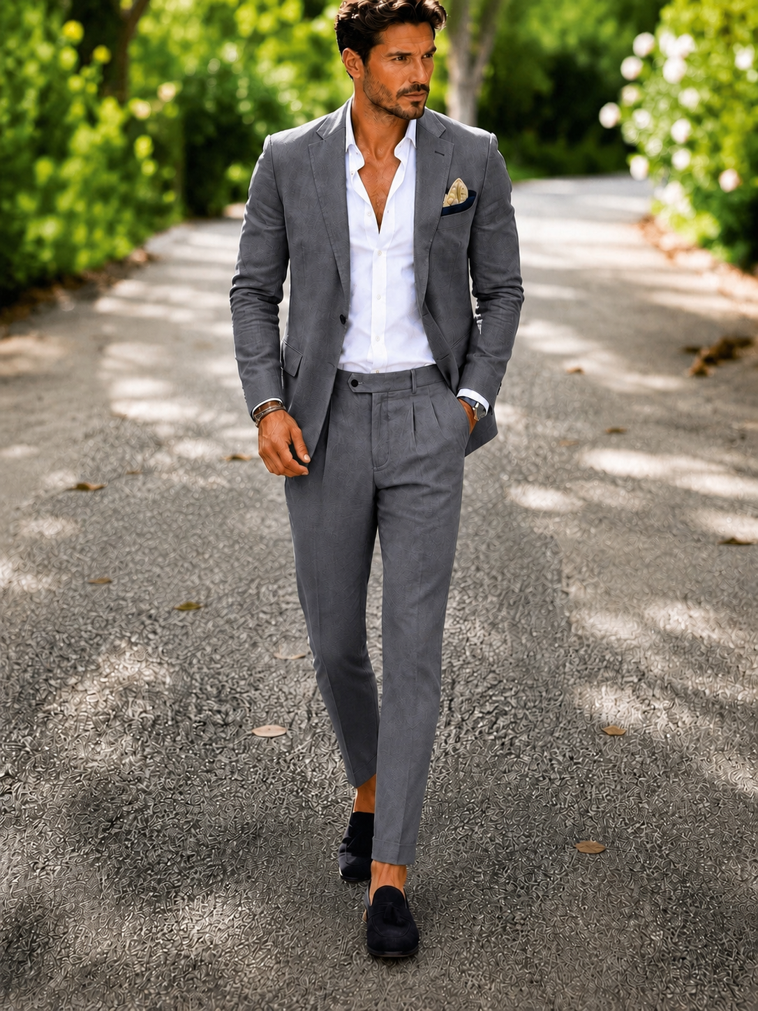 Men's Summer Suit 2-Piece – Blazer & Trousers
