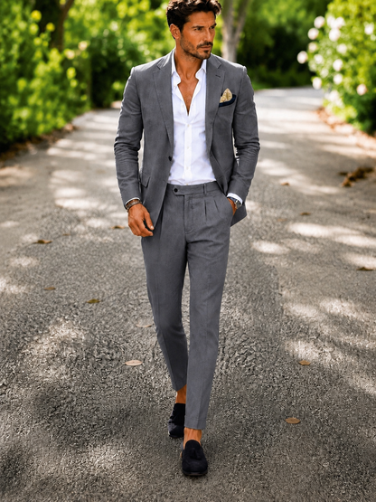 Men's Summer Suit 2-Piece – Blazer & Trousers