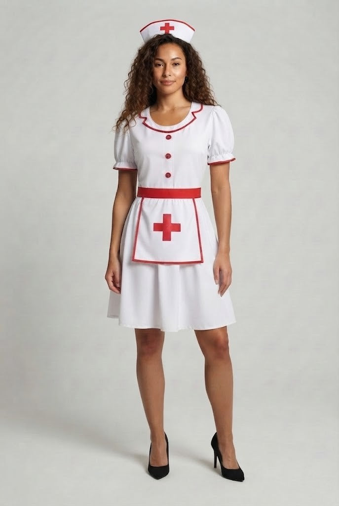 Women sexy nurse dress EVA-US
