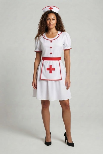 Women sexy nurse dress EVA-US