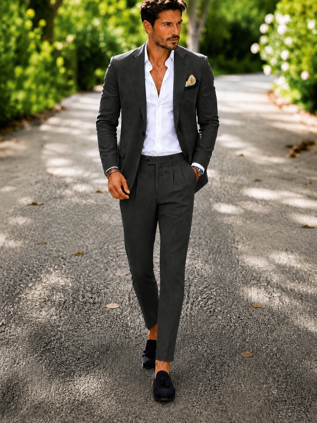Men's Summer Suit 2-Piece – Blazer & Trousers