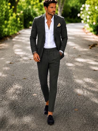 Men's Summer Suit 2-Piece – Blazer & Trousers
