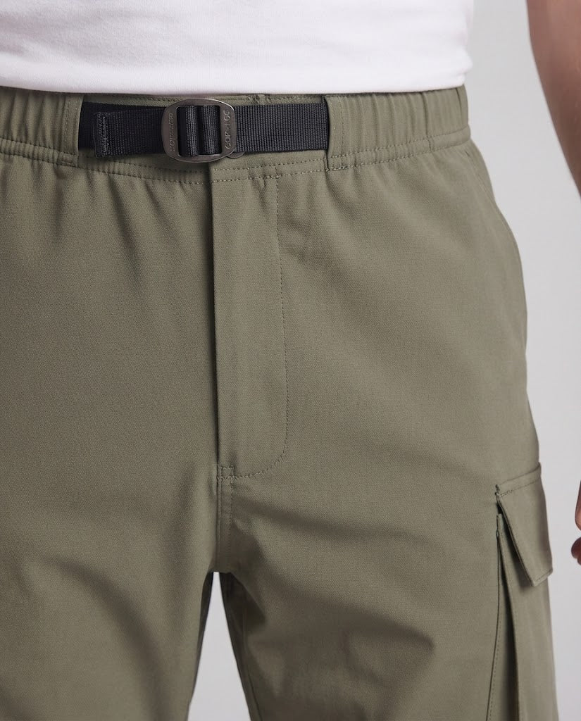 Men's cargo pants with elastic waistband and pockets EVA-US