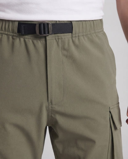 Men's cargo pants with elastic waistband and pockets EVA-US