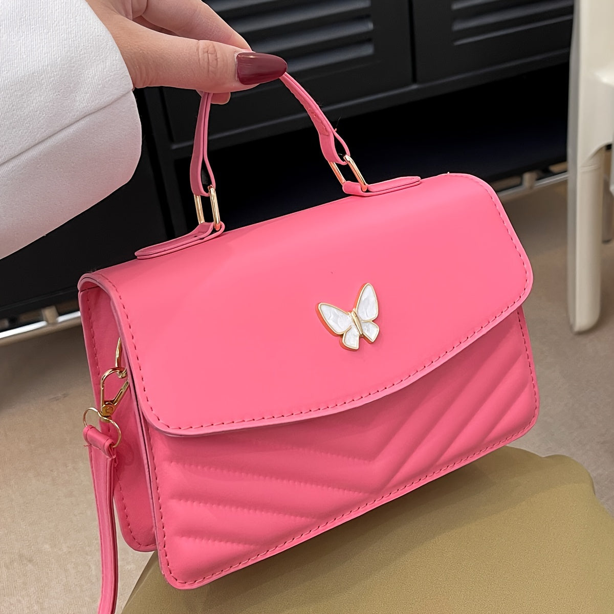 EVA-US | Fashionable solid color shoulder bag and crossbody bag
