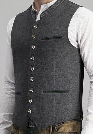 EVA-US | Men's Traditional Vest Vest Gray Classic Elegant