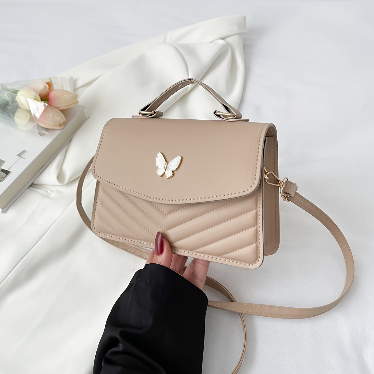 EVA-US | Fashionable solid color shoulder bag and crossbody bag