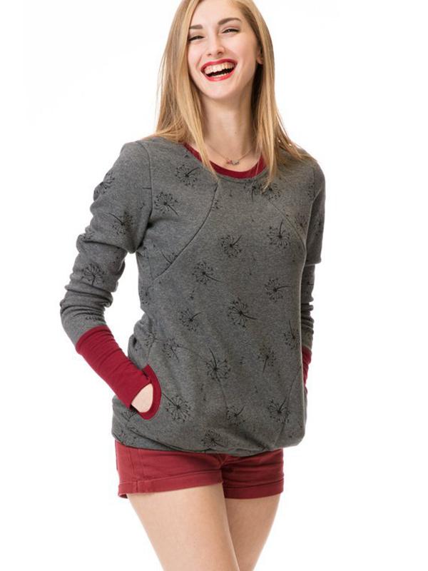 EVA-US | Maternity Chaps, Nurse Sweatshirts, Floral Print, Bags, Zipper, Nursing Clothing