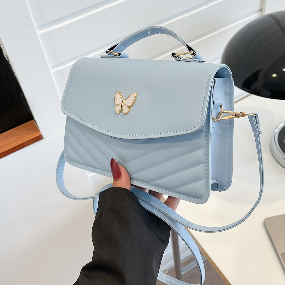 EVA-US | Fashionable solid color shoulder bag and crossbody bag