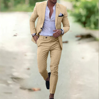 Men's Summer Suit 2-Piece – Blazer & Trousers