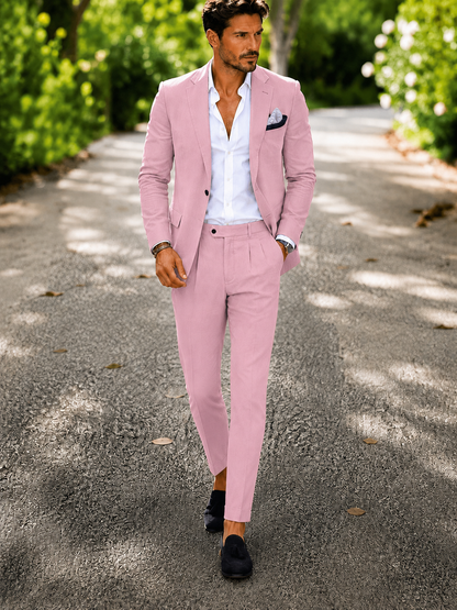 Men's Summer Suit 2-Piece – Blazer & Trousers